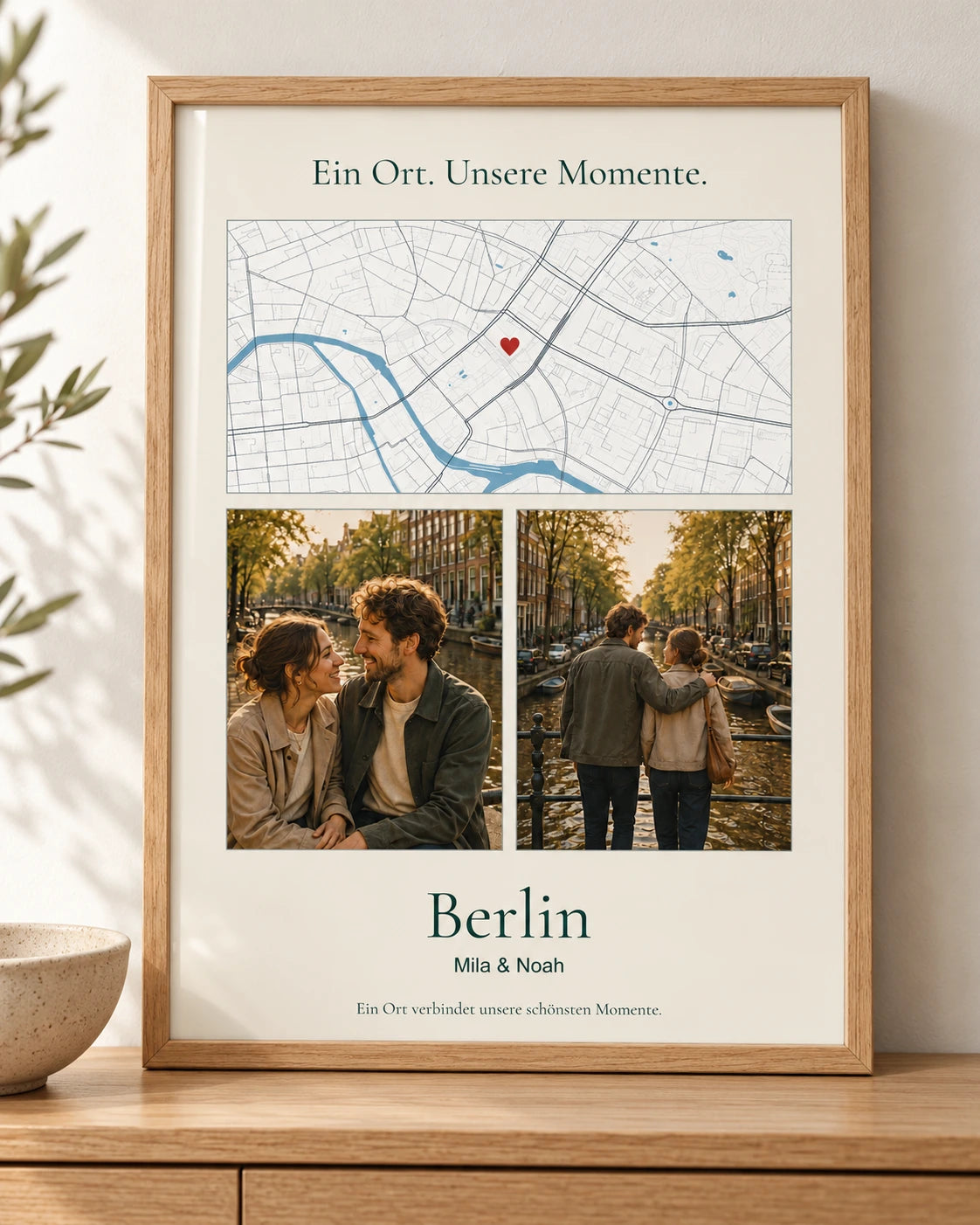 Wohnbeispiel: Ein Ort, unsere Momente – personalisierte Stadtkarte