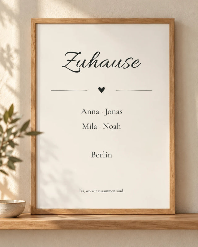 Wohnbeispiel: Zuhause · Verbunden